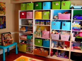 kids toy organiser and storage bins