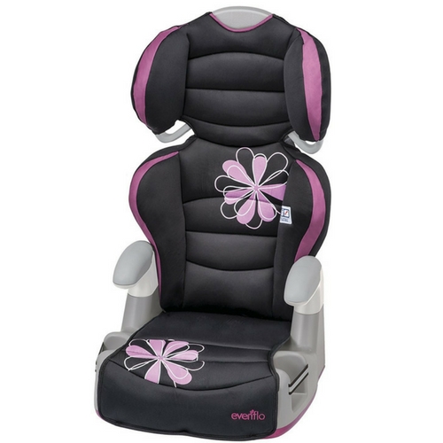 Evenflo Amp High Back Booster Car Seat, Carrissa