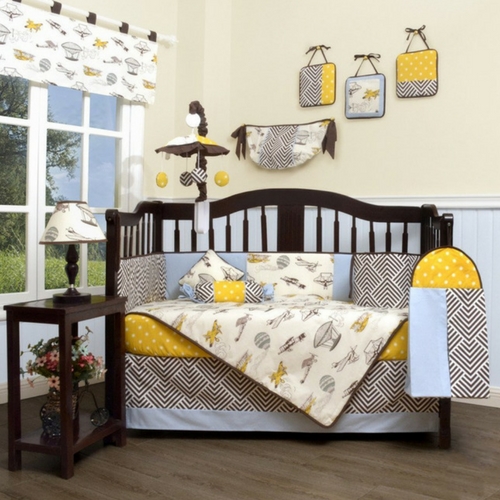  GEENNY Boutique Baby 13-Piece Nursery Crib Bedding Set