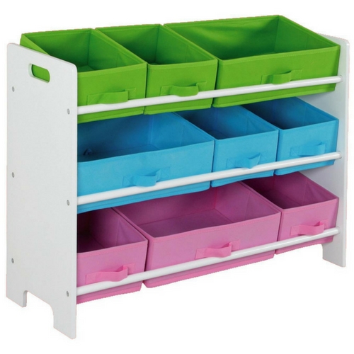 Home Basics Storage Shelf with 9 Bins