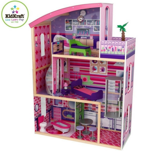 Kidkraft Wooden Modern Dream Glitter Dollhouse