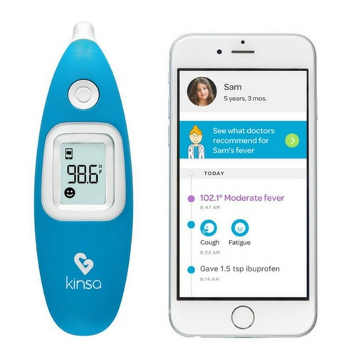 Kinsa Digital Smart Ear Thermometer for Baby