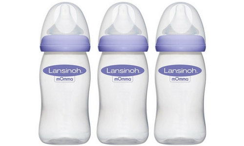 Lansinoh mOmma Breastmilk Feeding Bottle with NaturalWave Nipple