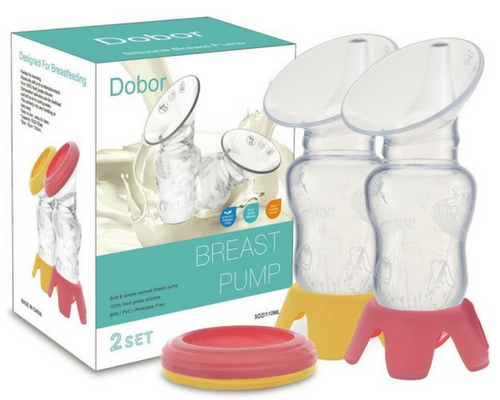 Manual Breast Pump Silicone Breastmilk – Dobor