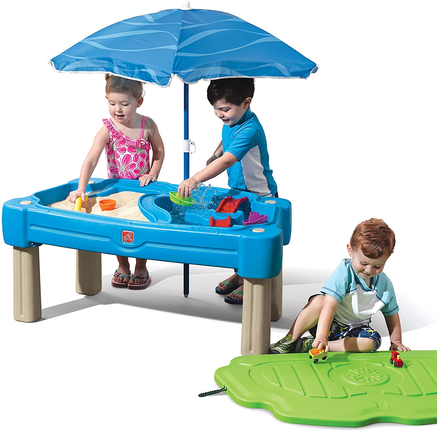 step2 naturally playful sand and water activity table with accessory